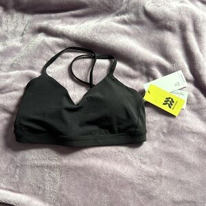 brand new black size small sports bra
